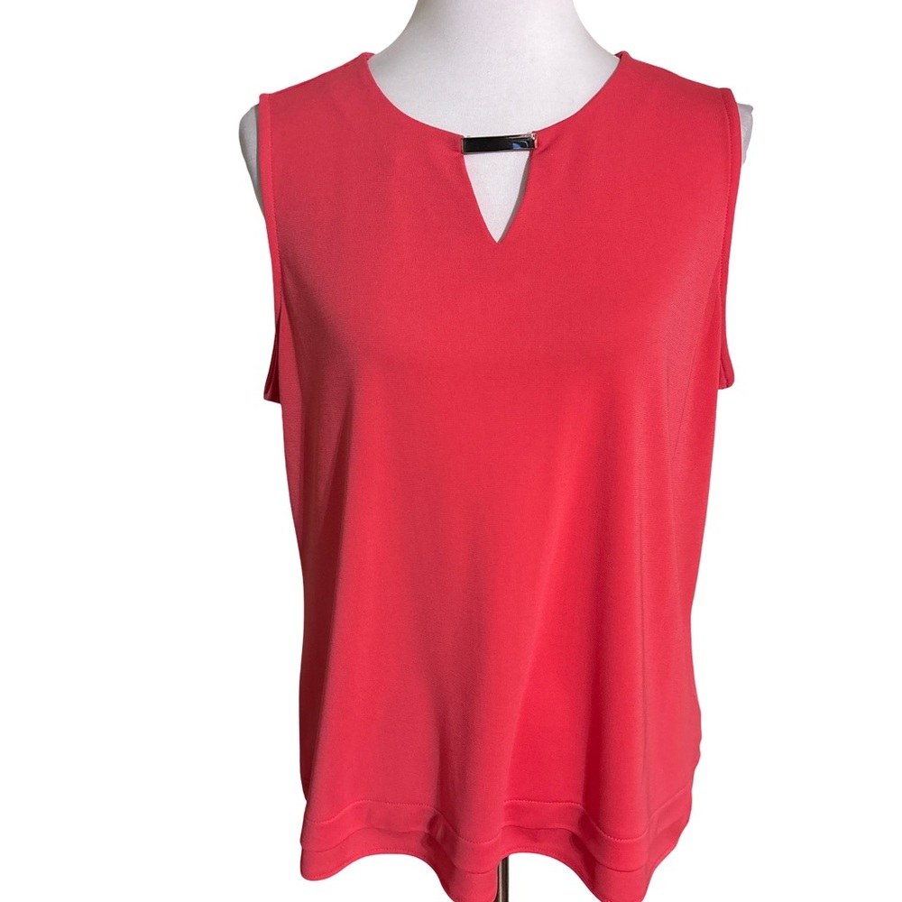 Liz Claiborne Sleeveless Red Blouse